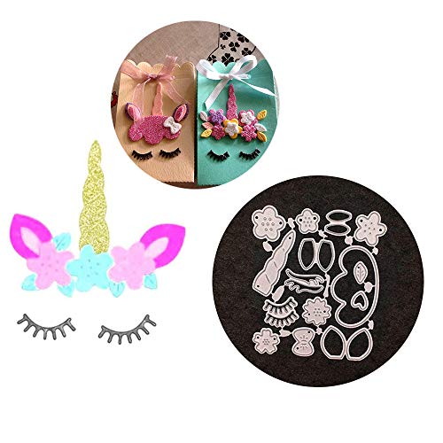 Einhorn Metall Stanzformen Schablonen 13 stücke Sammelalbum Präge Papier Karte Handwerk Dekoration Cover