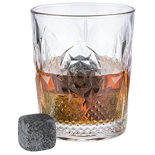 Buddy´s Bar - 9 whiskystenen, 2 x 2 cm, cadeauset basic, stijlvolle houten doos, herbruikbare, natuurlijke ijsblokjes… - Image 5