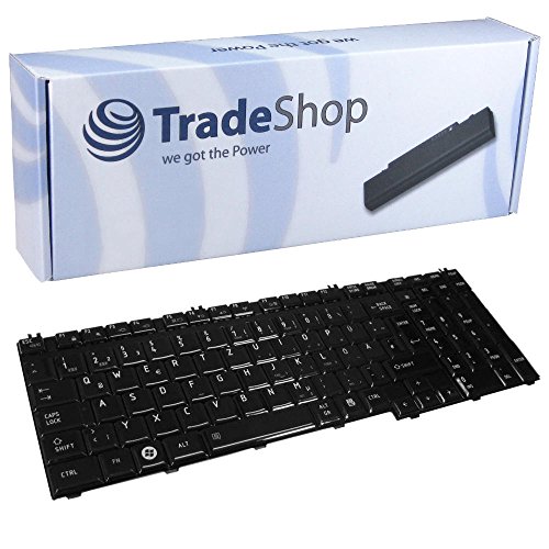 Teclado de repuesto para ordenador portátil QWERTZ para Toshiba Satellite A500 A505 A505D G50 P200...