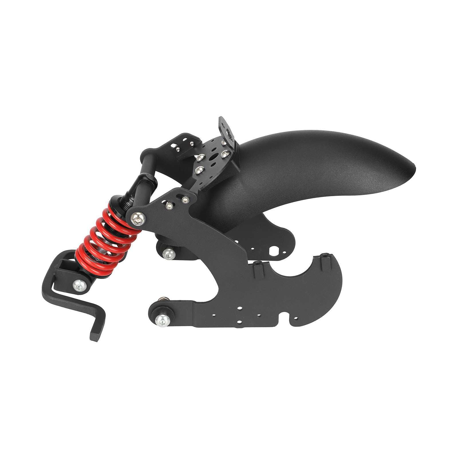 Amortisseur à ressort arrière avec garde - boue Accessoires Applicable à Niu kqi2 kqi3 trottinette électrique modification (Rouge)