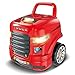 The Bubble Factory Truck Mechanic Engine Workshop (Red) - Cool Take Apart and Rebuild Engine with Remote Control Car Key, Battery-Powered with Lights & Realistic Sound Effects, Pretend Play - 3 Years+