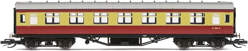 TT:120 Hornby Coach Car - TT4037 BR 57' Corridor Third, M2001M - Juguete de tren Era 4, carro de calibre TT para juego de tren, modelos de material rodante para adultos - Modelo a escala 1:120 de regalo