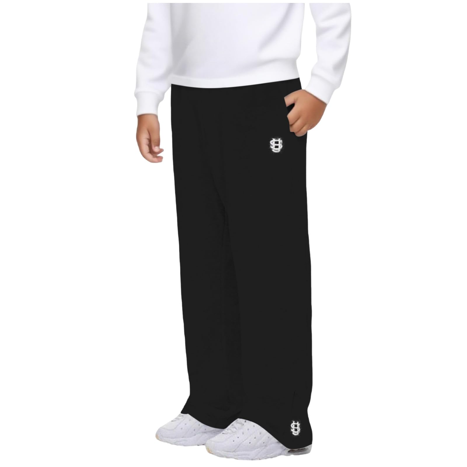 Y2K Y2K Cotton Jogging Bottoms for Boys and Children, Tracksuit Bottoms Wide Leisure Trousers Leisure Trousers Sports Teenager Fashion Sweatpants - 1