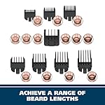 Wahl Groomsman Rechargeable Beard Trimmer kit for Mustaches, Nose Hair, and Light Detailing and Grooming with Bonus Wet/Dry Battery Nose Trimmer – Model 5622v - Image 5