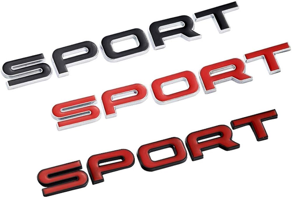 Amazon.co.jp: レンジローバーSPORT HSE用、文字エンブレムカー