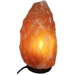 Lampara De Sal Ionizante Lámpara de sal natural del Himalaya pequeña hecha a mano, lámparas de sal ionizante curativa, decoración del hogar, iluminación de estado de ánimo (rosa natural))