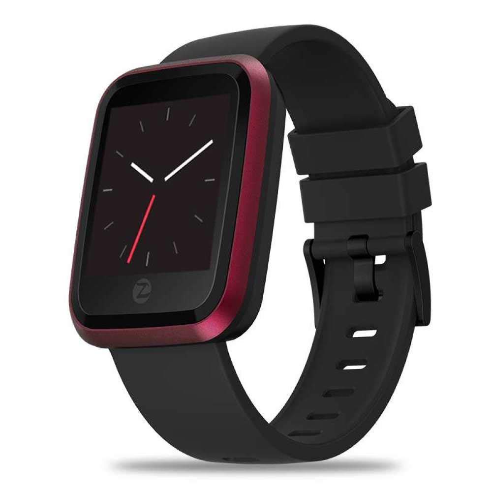 Smart Watch Nylon Sport Band Smart Watches Zeblaze Crystal 2 Smart Watch Men HR Monitor All Day Activity Tracking 3D Dynamic UI 29 inch Screen Smartwatch for Android iOS,Colour Name:Black ساعة ذكية