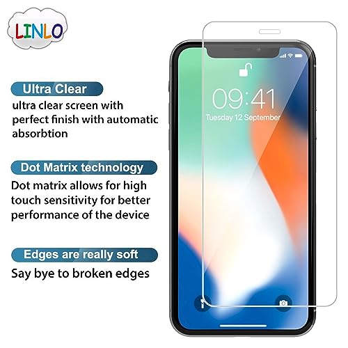 Image of Tempered Glass Screen Protector Compatible for Apple iPhone X /Apple iPhone Xs /Apple iPhone 11 Pro with Full Screen Coverage; Except Edges and Easy Installation Kit(Transparent), Pack of 1