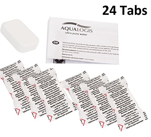 Pastillas desincrustantes para cafeteras con cápsulas, de Aqualogis Descaler, cafeteras de sobre, cafeteras a granos de expreso o café de taza