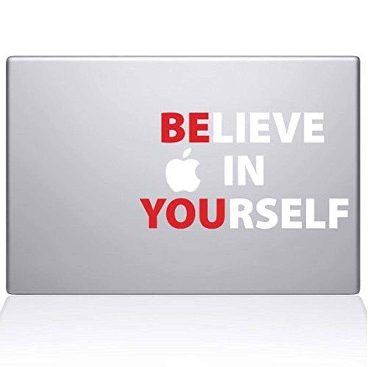 The Decal Guru Believe in Yourself MacBook Decal Vinyl Sticker - 12" MacBook (1221-MAC-12M-NA)