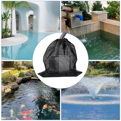 CYMYGS Pumpenfilter-Netzbeutel, Teichfilter, Filtermaterial Teichfilter Teichpumpe, Teichpumpenfilterbeutel, Haushaltswasserpumpe FüR Garten, Wasserteichfilter Im Freien Biologischer Filter