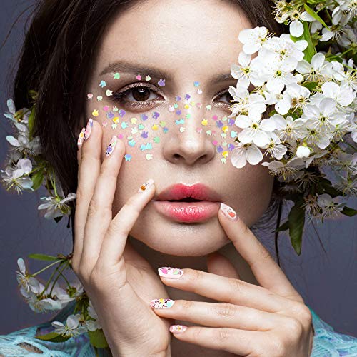 Linyuthia Easter Nail Decals Set Includes 778 Pieces Nail Decals Self-Adhesive Bunny Nail Art Stickers And 5 Bags Bunny Nail Sequins Nail Glitters Diy Nail Decorations For Women Girls #TOP1