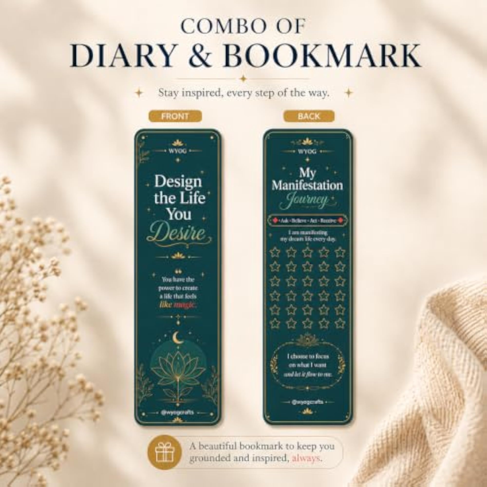 Manifest Your Dream Life Journal, Gratitude Diary