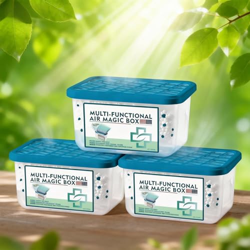 Indoor Air Purification Dust Removal Box, 3 Piezas Cajas Mágica