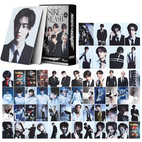 DEFGNOP Kpop Photocards ENHYPEN, 55 unidades Lomo Tarjetas, ENHYPEN Album Merch para Fans (B)