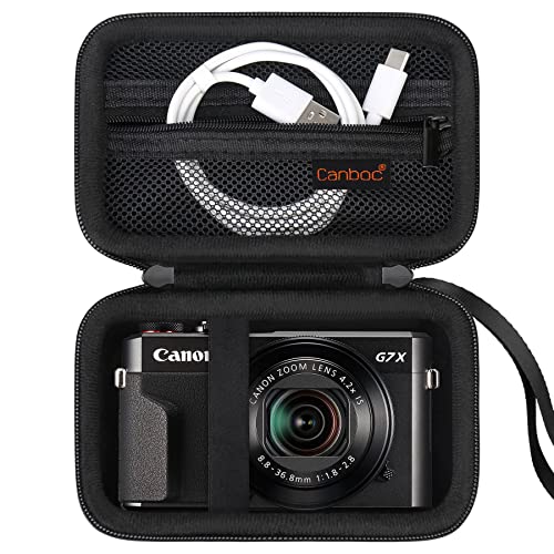 Funda Canboc para Canon PowerShot G7X Mark III y II Negra miniatura 2