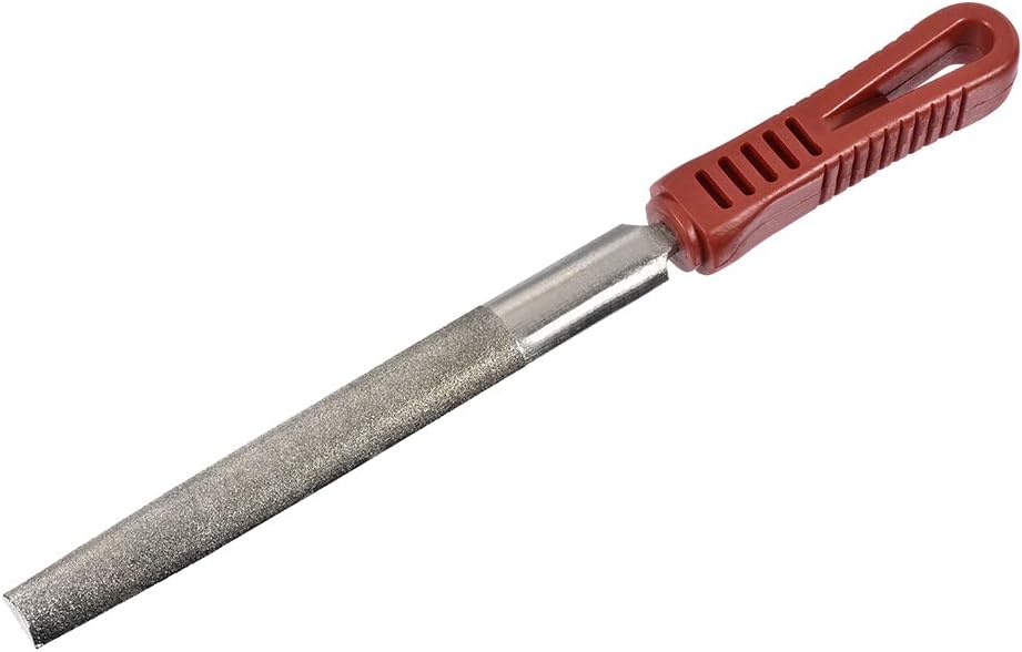 uxcell Diamond File 6 Inch Half Round File Diamond Coated Plastic ...
