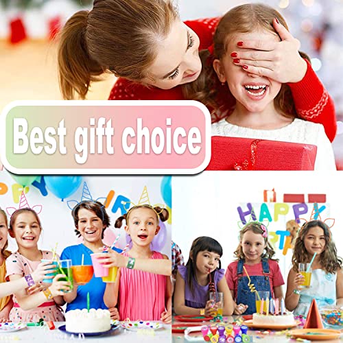 104 Pièces Anniversaire Licorne Jouet Kit Fête, Pinata Licorne, Fille Cadeau D'anniversaire, Licorne Bagues Bracelets… - Image 8
