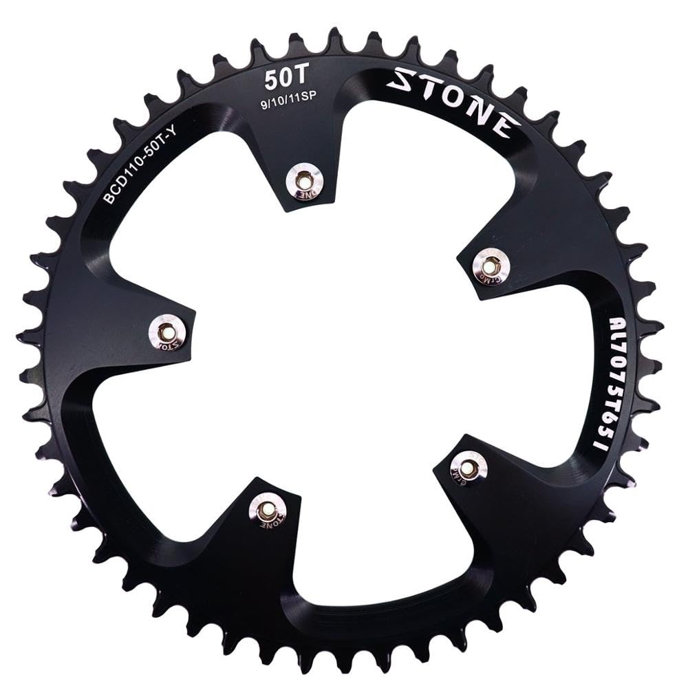 Platos para Bicicletas Plato Redondo 110BCD 32 36 38 40 42 46 48 58 60T Dientes Bicicleta de Carretera