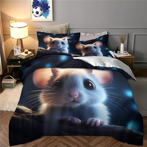Housse de couette singe 3D hypoallergénique et ultra douce - 6