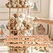 Viyuse Stuffed Animal Zoo Storage Large Wooden Stuffed Animal Holder&Toy Organizer,54