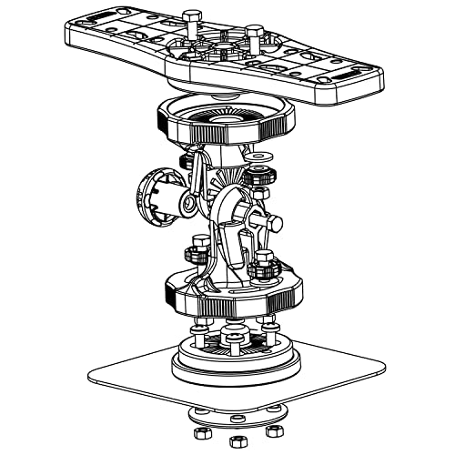 Railblaza Suporte para localizador de peixes ND-270 HEXX, unissex, adulto, multicolorido