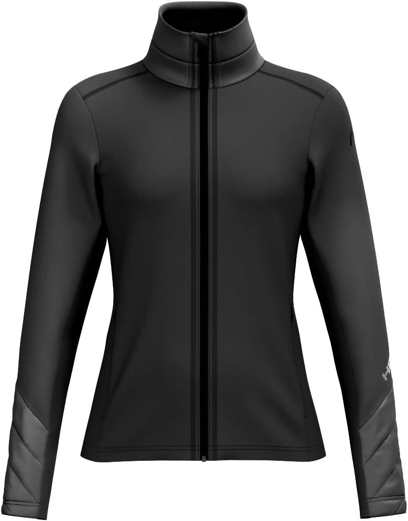 HEAD Women’s Asteria Full Zip Midlayer – Power Stretch®, Quick-Dry Performance, Stand-Up Collar