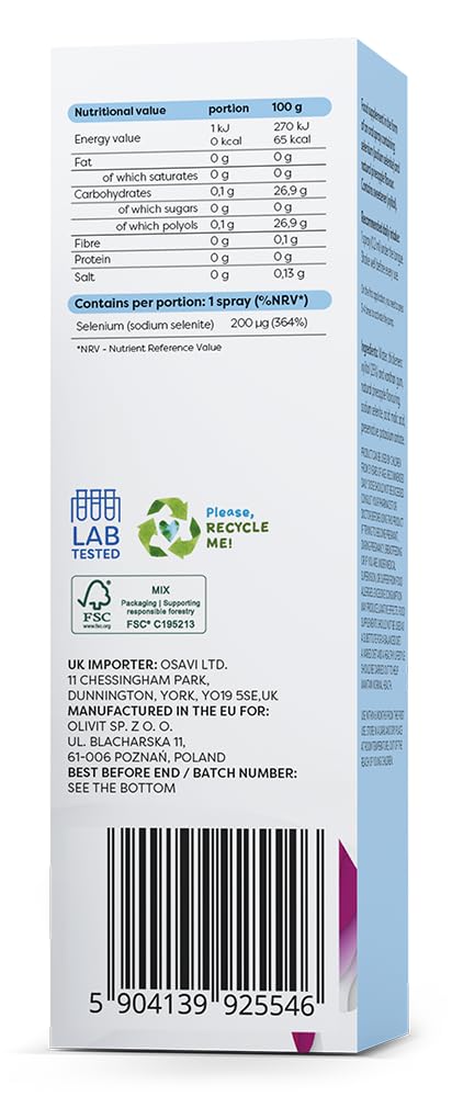 Selenium Oral Spray, 200mcg (Pineapple) - 25 ml.