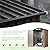 MistMo 3X5FT Outdoor Steel Storage Shed with Lockable Doors, One Window,Ideal for Garden, Backyard, Patio Storage,Brown
