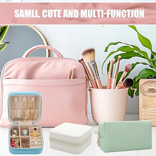 Bridesmaid Proposal Gifts Letter Cosmetic makeup bag bulk for Wedding Party Favors Bachelorette party decorations Toiletry Organizer Bag Makeup Case Gift (6, sage green)3