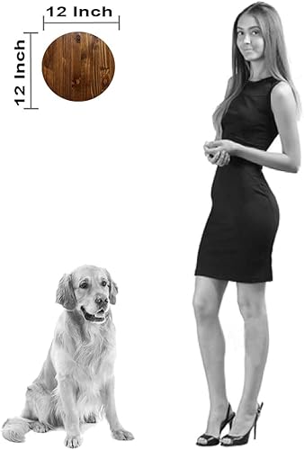 Miniatura 2 de Arte de pared de pesca, medio pescador, cazador, pesca, caza, arte de pared de madera grande, redondo, 12 pulgadas, color blanco