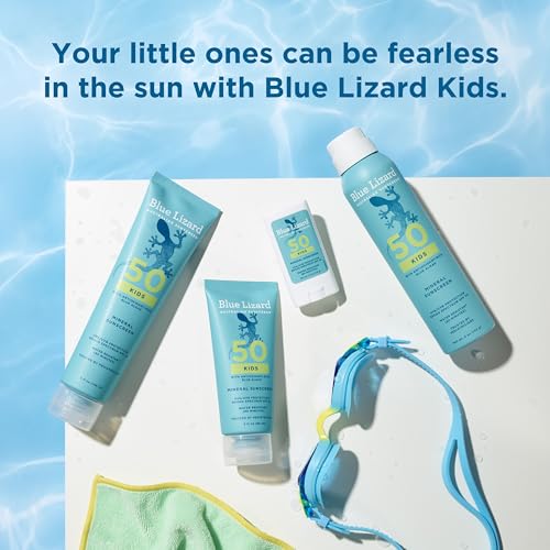 Blue Lizard Kids Mineral Sunscreen Spray SPF 50+, Brand, Broad-Spectrum UVA/UVB Protection, Water-Resistant, Zinc Oxide Formula, 5 fl oz - image 9