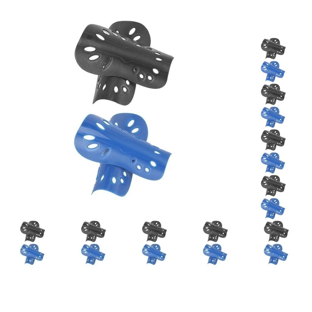 2 pares de espinilleras anticolisión, a prueba de golpes, soporte de seguridad para jóvenes y niños, herramienta de protección deportiva, equipo de fútbol para niños, color negro