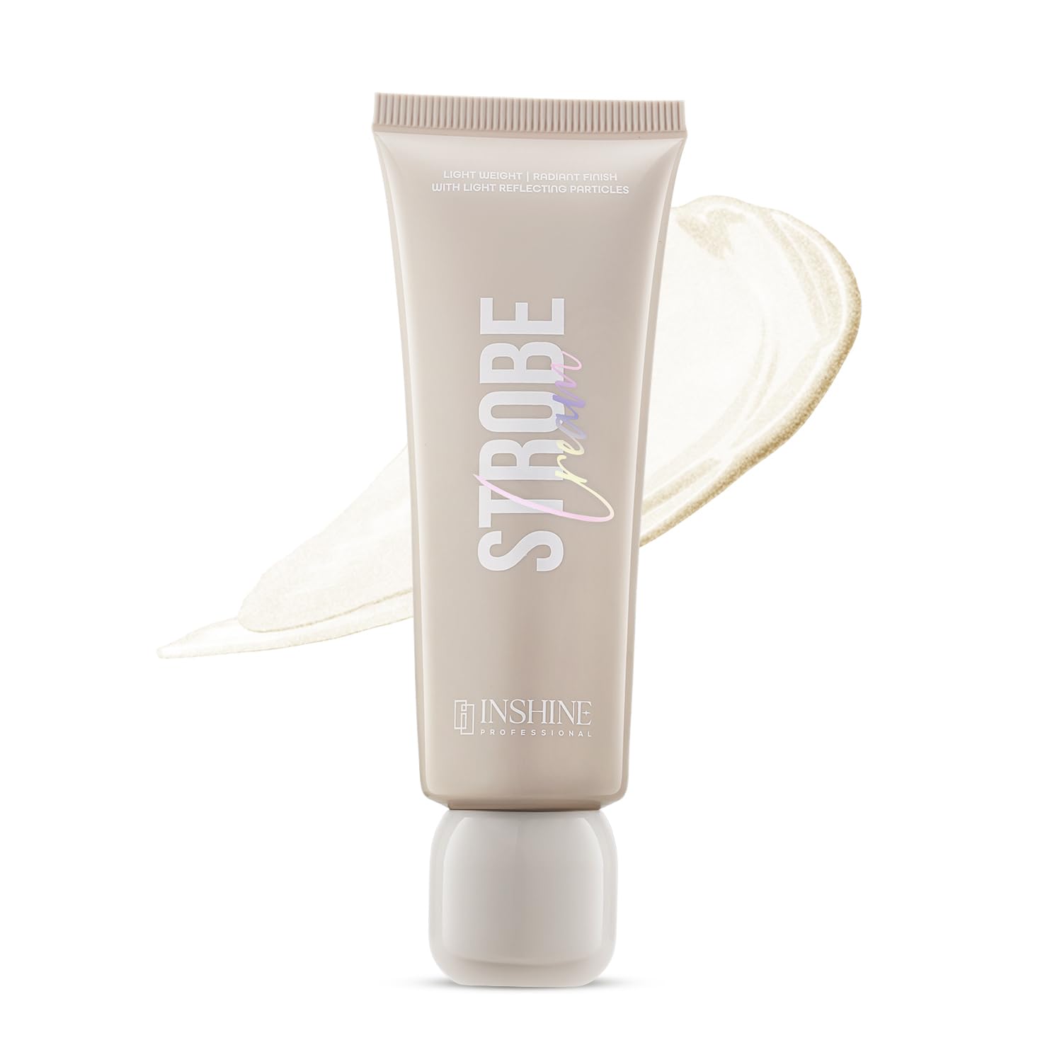 INSHINE Strobe Cream with Soft Light-Reflecting Glow | Shea Butter, Vitamin E & Niacinamide | Lightweight, Non-Greasy | Multi-Use Base, Mixer & Highlighter, 50 ml (Golden)-image-13