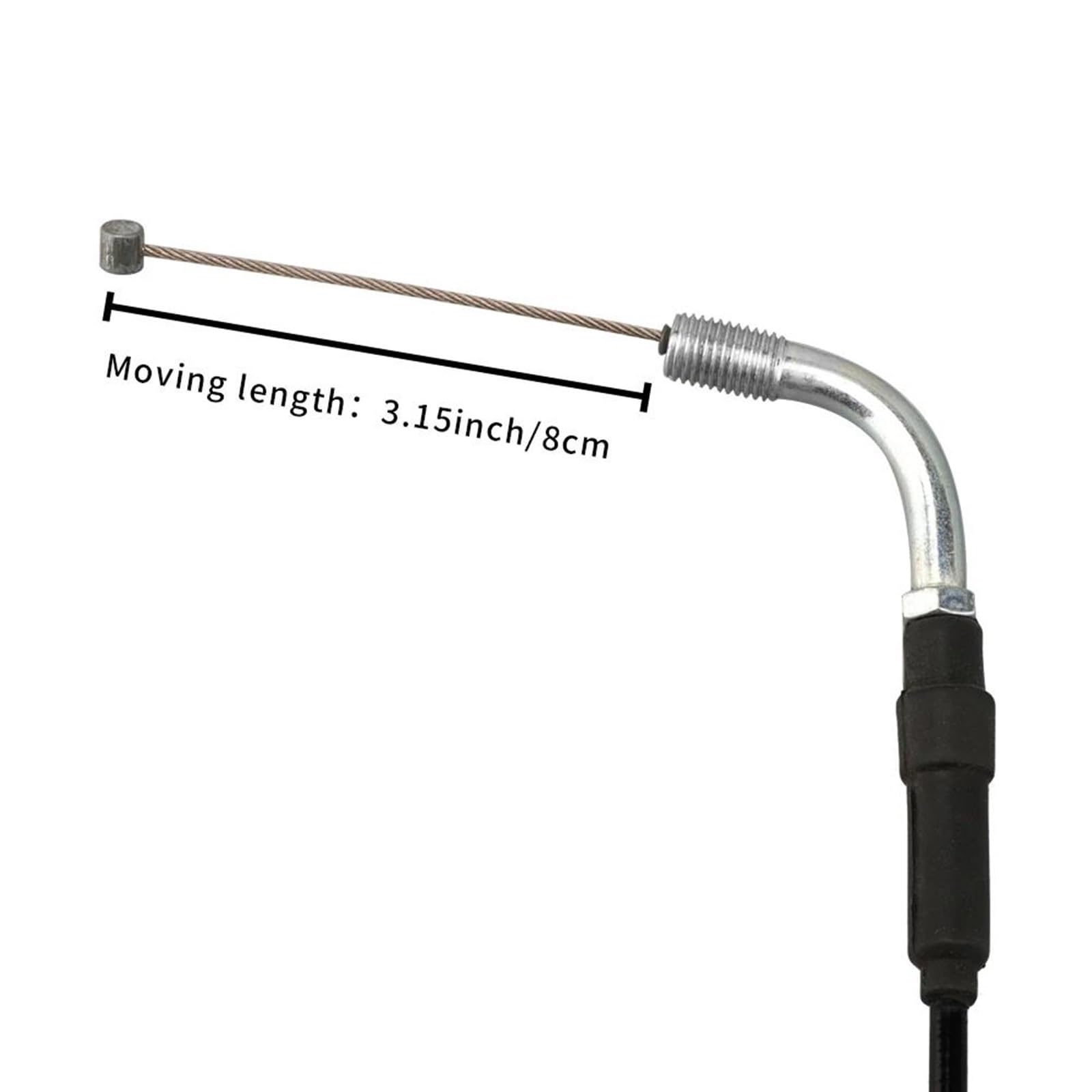 Câble D'accélérateur Universel De Moto, 71 ", 180cm, Câble D'accélérateur De Carburateur, Câble De Starter pour Scooter GY6, Câble De Gaz