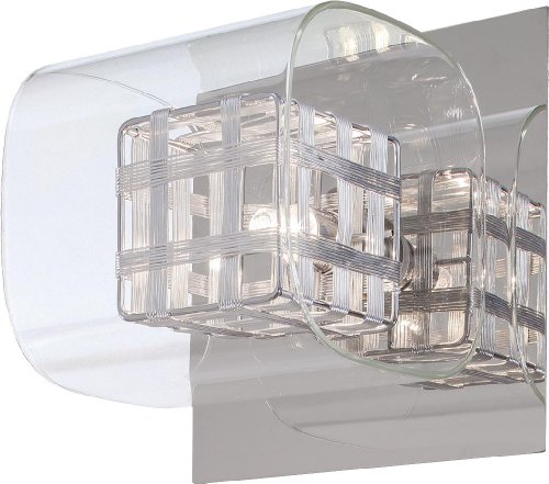 Image of George Kovacs P800-077, Jewel Box, 1 Light Bath Fixture, Chrome