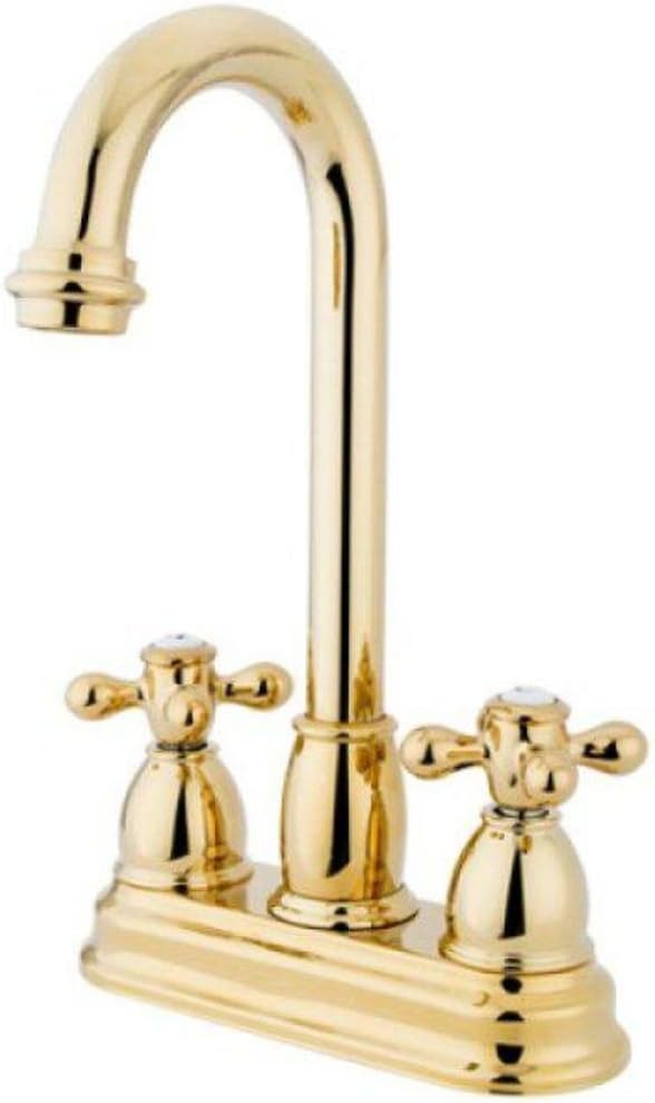 Kingston Brass KB3495AX Restoration Bar Faucet, 3-3/4-Inch, Oil Rubbed Bronze