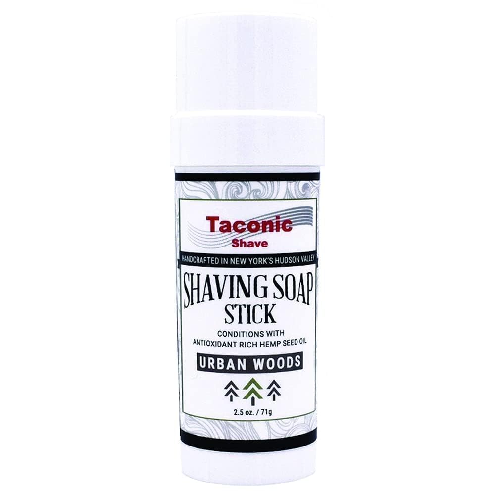 Taconic Shave Shaving Soap Stick with Antioxident Rich Seed Oils for a smooth shave (Urban Woods)