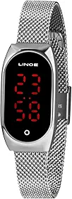 Relógio Lince Feminino Ref: Ldm4641l Pxsx Digital LED Prateado