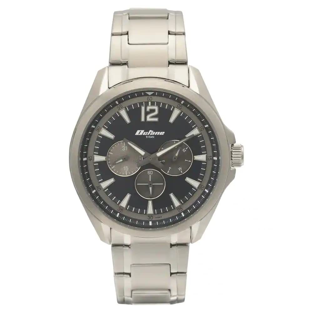 Titan Quartz Multifunction Blue Dial Stainless Steel Strap Watch for Men-NS90124SM01 (B0BS3N4JZ6) Amazon Price History, Amazon Price Tracker