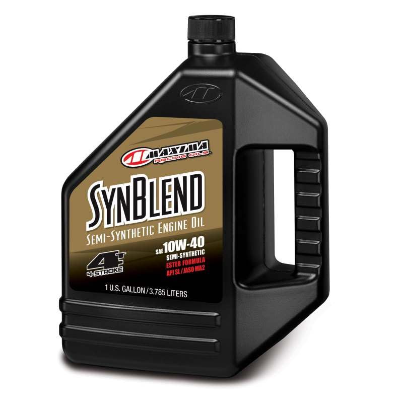 Aceite para motor 4T semi-sintético Maxima Syn Blend Ester 10W40 128oz