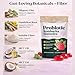 SUUDUUL Probiotic Kombucha Gummies with Prebiotics, Probiotics & Postbiotics – Digestive Support Fiber Gummy Supplement with Slippery Elm, Dandelion Root & MCT Oil – Vegan, Non-GMO, 60 Gummies