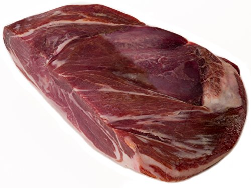 Serrano Schinken Entbeint & Poliert (Vorderschinken) ca. 1 Kg - 100% Naturbelassen mit Meersalz aus dem Mittelmeer Jamonprive