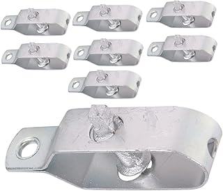 CIYODO 8pcs Wire tensioner Casting Steel Wire Tightener Rope tensioner The Fence Clothesline Steel Cable Grape Heavy Tension tensioner Clothesline Tightener Tool Fasten a