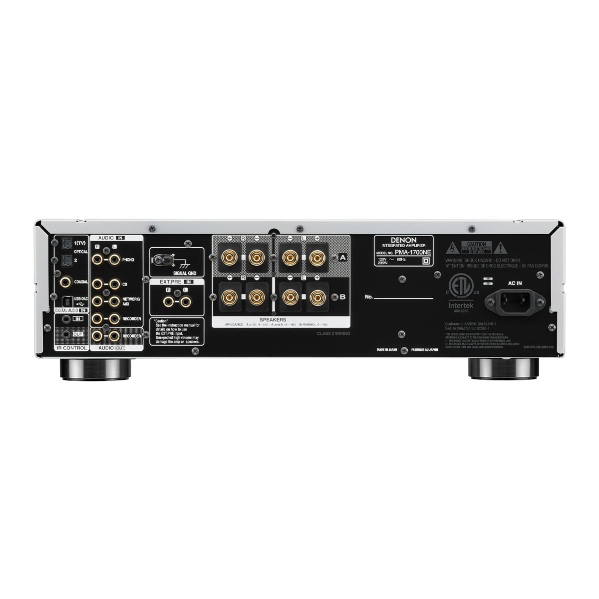 Amazon.com: Denon PMA-1700NE Integrated Amplifier (140W x 2), USB