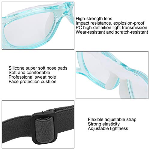 SUNGOOYUE Kid Sports Goggles, Children Safety Eyewear with Scratch Resistant Lens for Basketball Football Cycling Ages 5-15(Blue) - Image 4