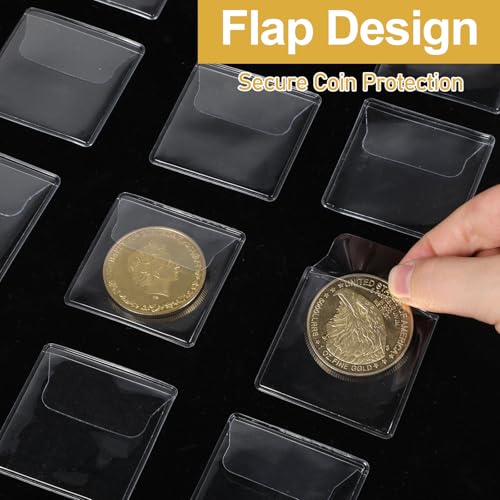 Fundas plásticas para monedas pack 75 piezas miniatura 4