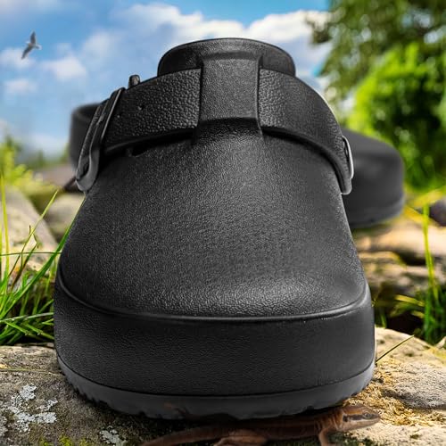 Image of KEMISANT Women Clogs,Comfortable Mules Sandals Slippers Nurse Garden Shoes Unisex for Men Cushioned Support