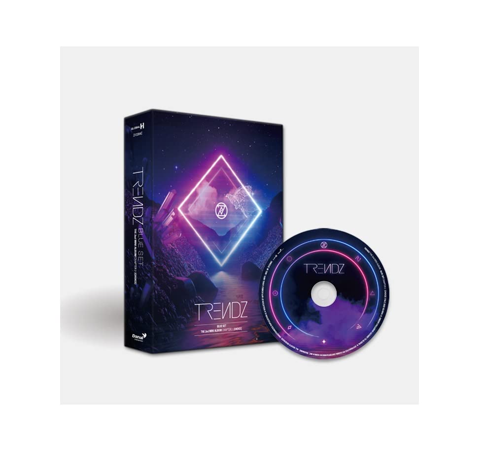 TRENDZ - BLUE SET Chapter 2. CHOICE (2nd Mini Album) CD+Folded Poster, 120 x 120 x 10 mm