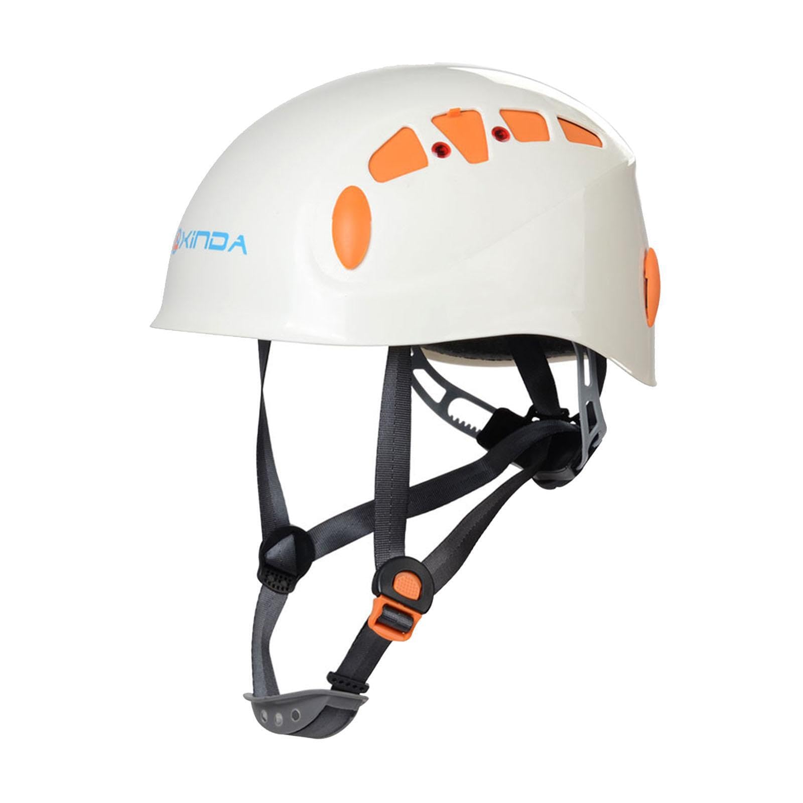 Casque d'escalade, Casque de Chantier pour Hommes, Femmes et Adultes, pour travaux arboricoles, Blanc
